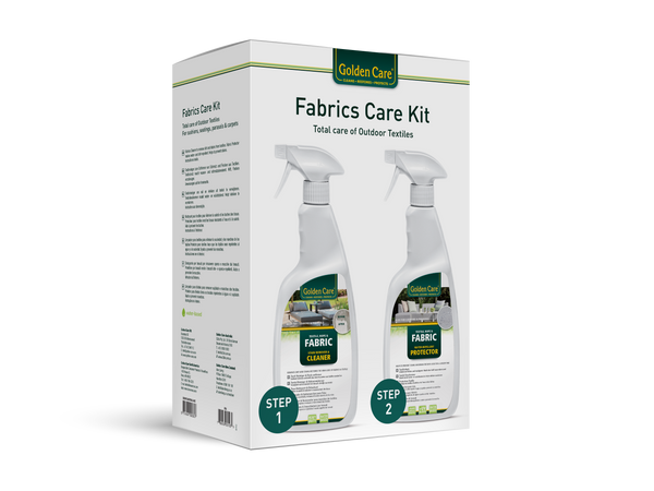 Golden Care Fabric Care Kit avec Fabric Cleaner et Fabric Protector, 2 × 750 ml