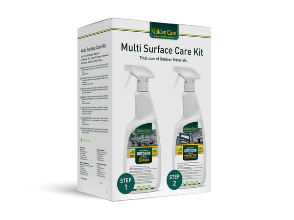 Golden Care Multi Surface Care Kit avec Cleaner et Protector, 2 × 750 ml