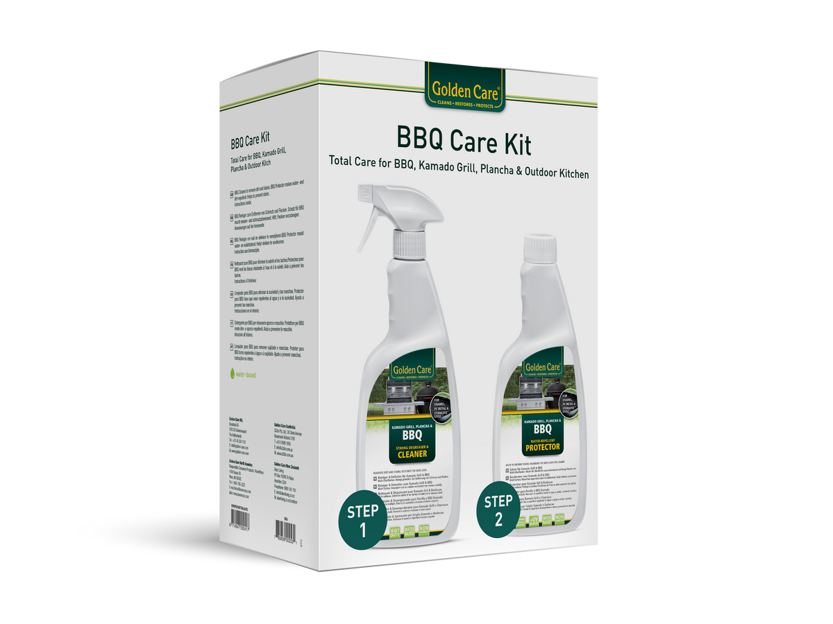Golden Care BBQ Care Kit met BBQ Cleaner en BBQ Protector, 2 × 750 ml