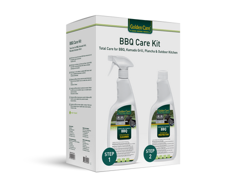 Golden Care BBQ Care Kit mit BBQ Cleaner und BBQ Protector, 2 × 750 ml