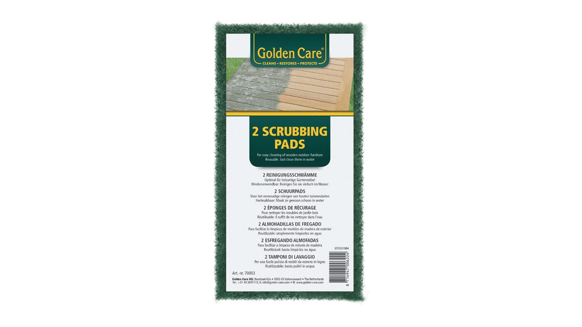 Golden Care Golden Care scrubbing pads per 2