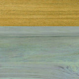 Golden Care Teak Protector Instant Grey wood colour sample beside a brown wood colour