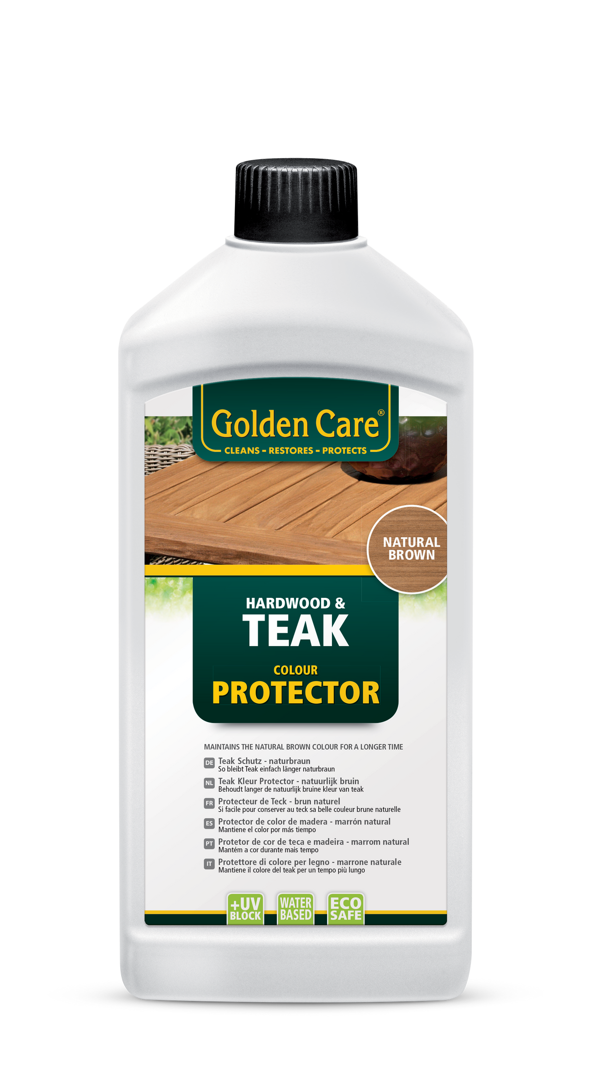 Golden Care Teak Protector Natural Brown 1000 ml